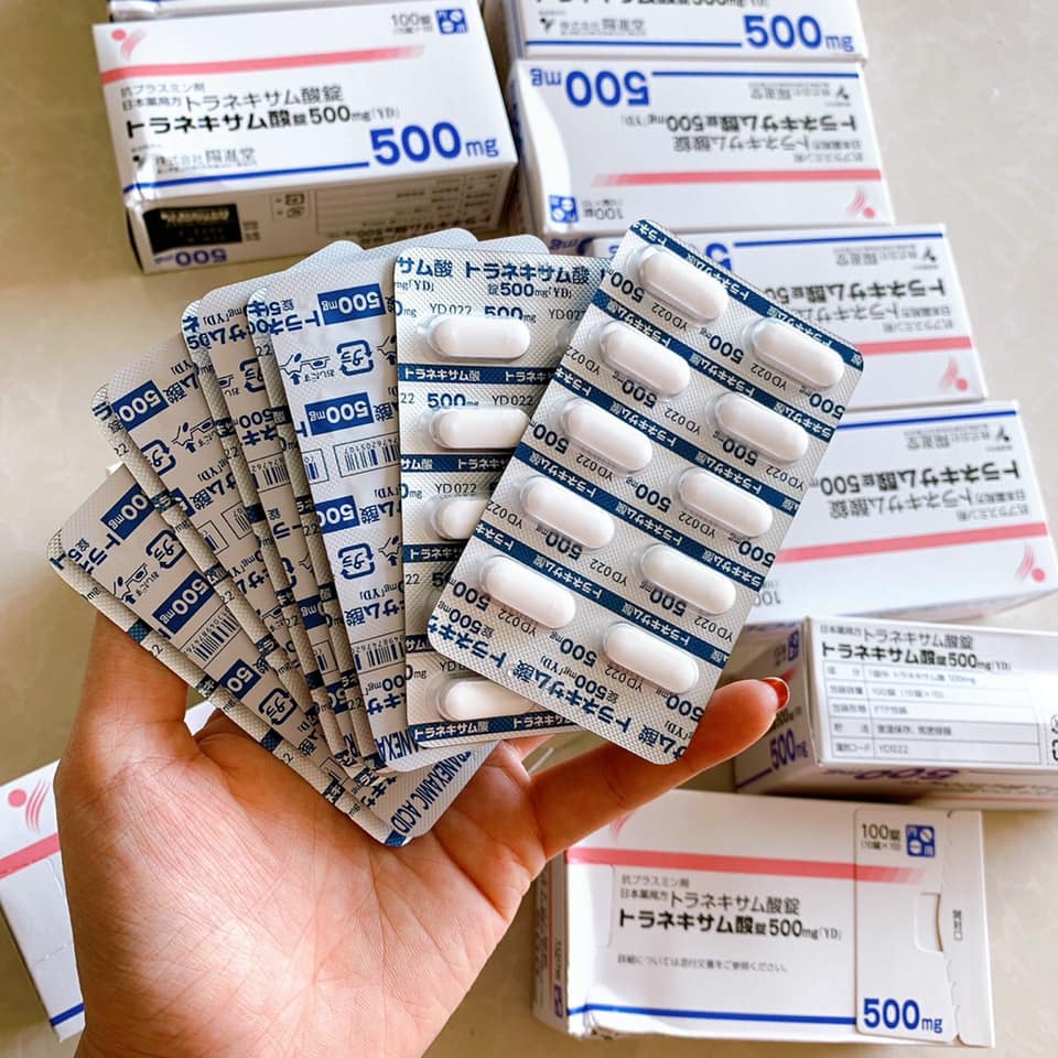 Transamin - Viên uống giảm thâm nám 500MG