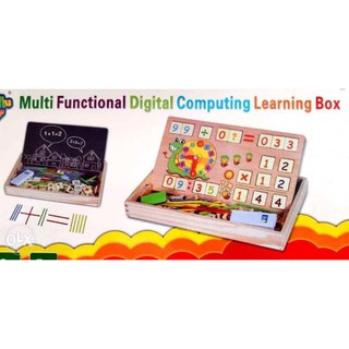 Đồ Chơi Toán Học Có Chữ Số, Que Tính, Bảng Số Bằng Gỗ cho bé