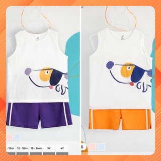 SS136 Bộ ba lỗ La Pomme Cún Teppy