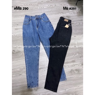 QUẦN JEAN DÀI ÔM CẠP CAO CO GIÃN [ TNT SHOP JEAN 60KG 90KG ]