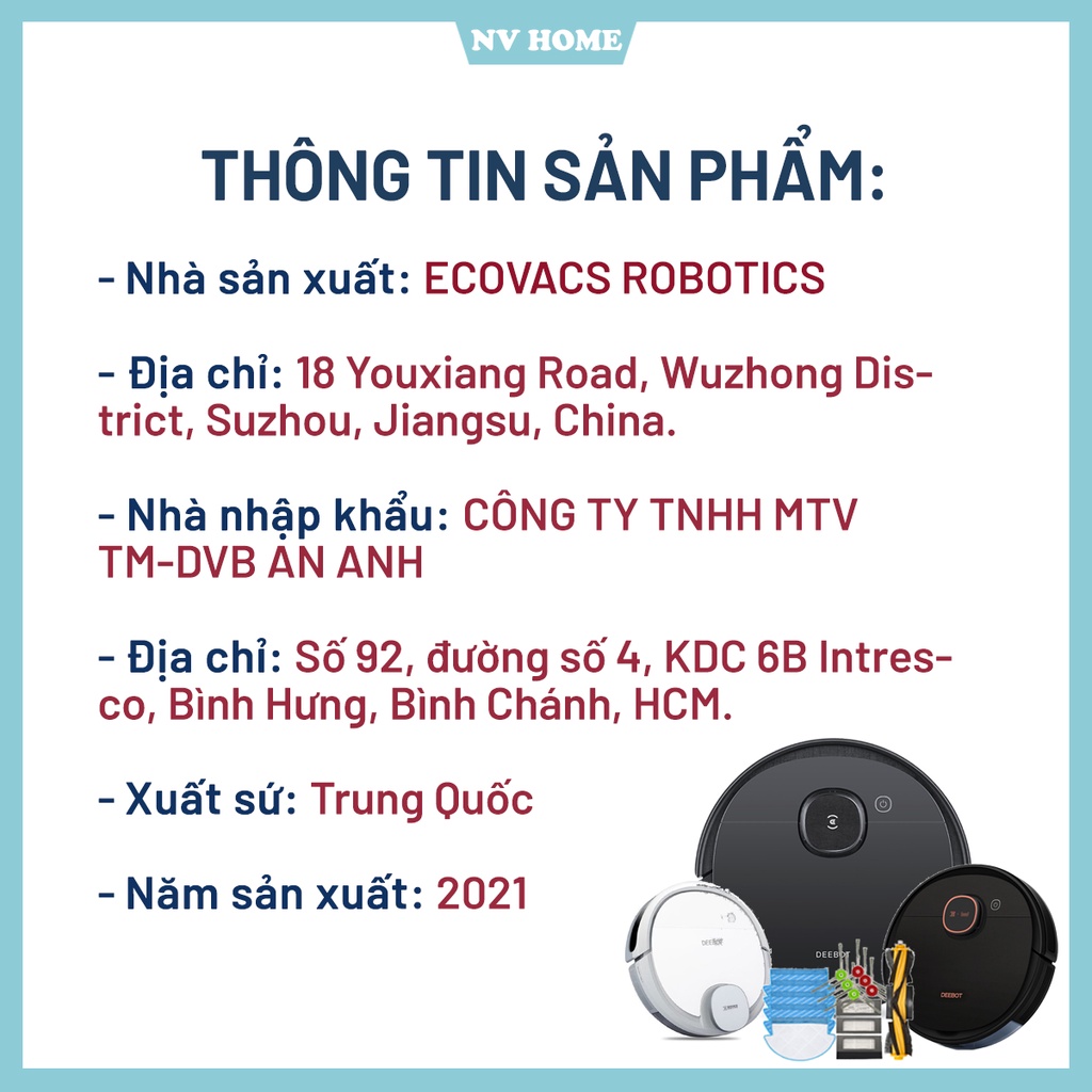 Robot hút bụi thông minh Ecovacs Deebot N3 Fun 360 - Hàng trưng bày chưa sử dụng