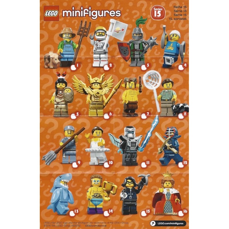 Lego minifigures series 15 LIKENEW