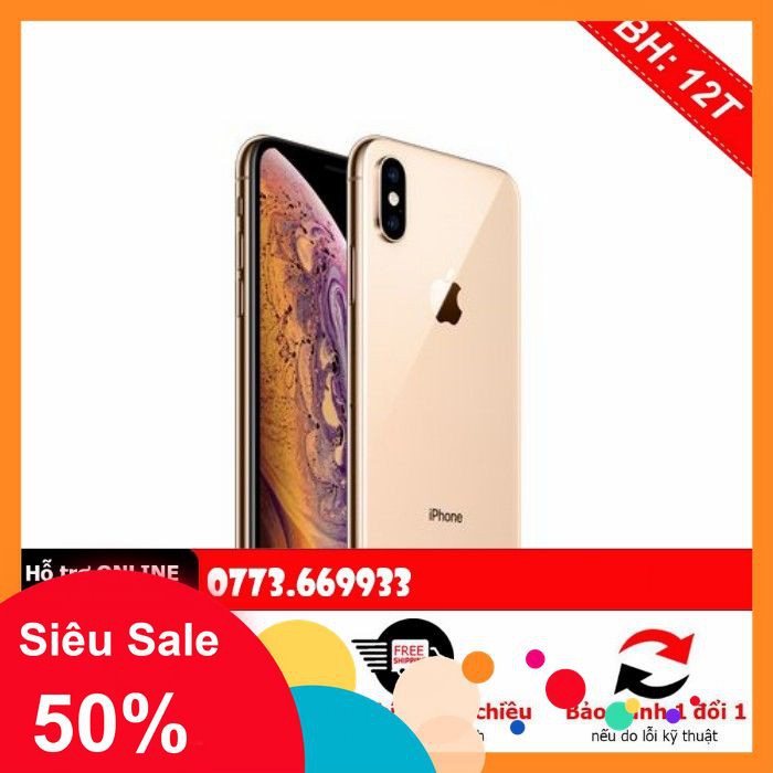 Điện thoại Apple iPhone XS Max 256GB Quốc Tế Fullbox - BH 12 Tháng