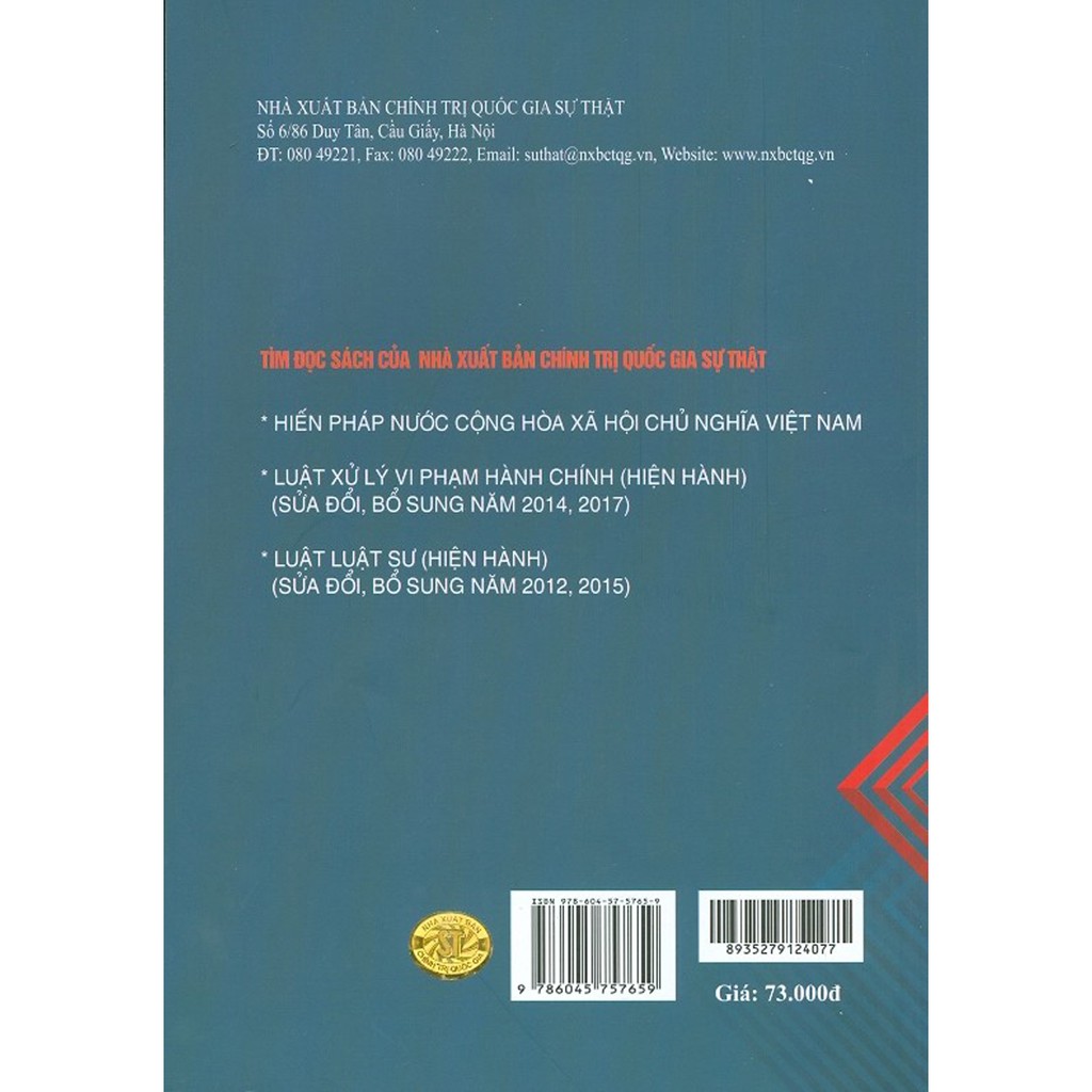 Sách - Chỉ Dẫn Pháp Luật Về Áp Dụng Các Biện Pháp Xử Lý Hành Chính | BigBuy360 - bigbuy360.vn