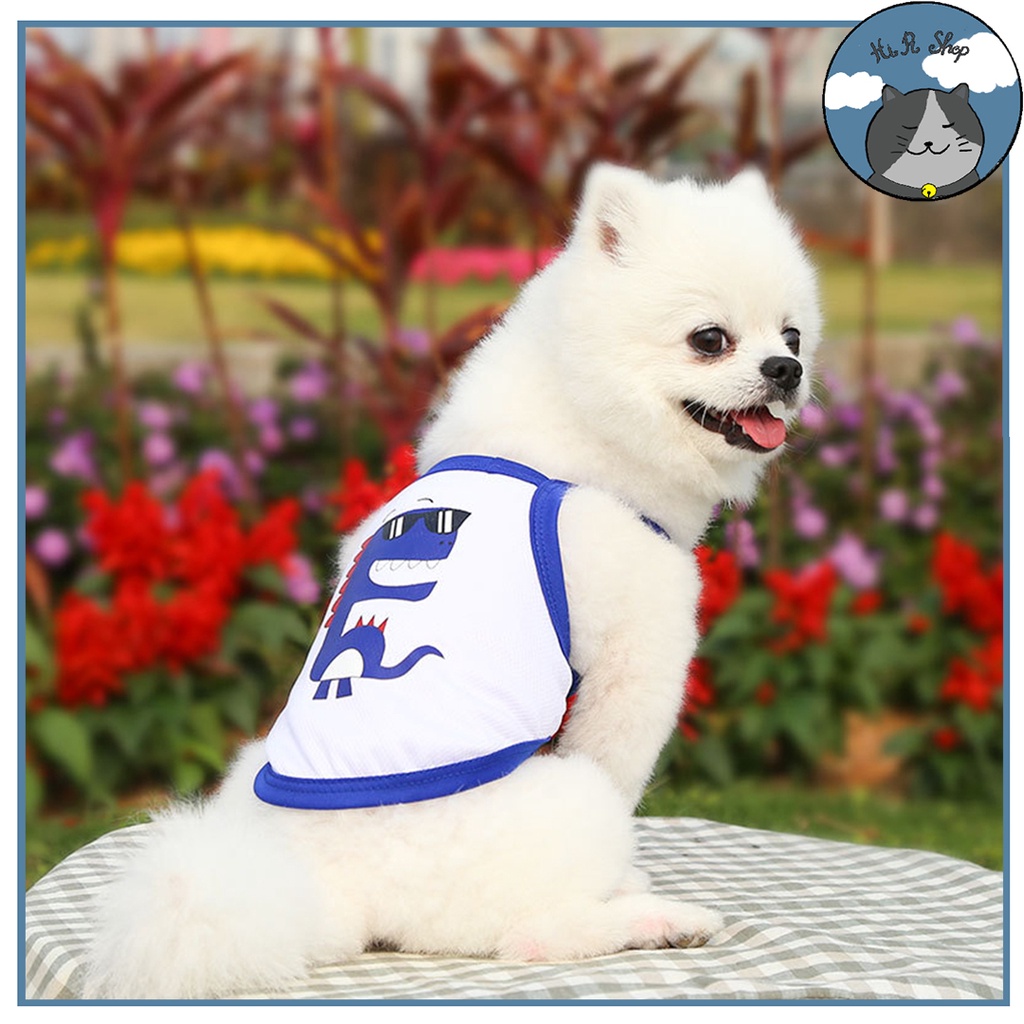 Áo Ba Lỗ Sát Nách Thiết Kế Xinh Xắn Cho Thú Cưng Áo Mùa Hè Cho Chó Mèo