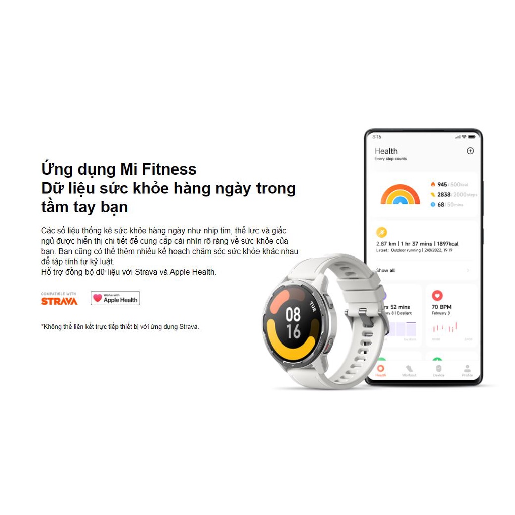 Đồng hồ thông minh Xiaomi Watch S1 Active - Hàng chính hãng