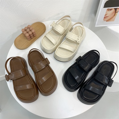 Giày Sandal Đế Dày Phong Cách Roman Thời Trang Dành Cho Nữ 2022