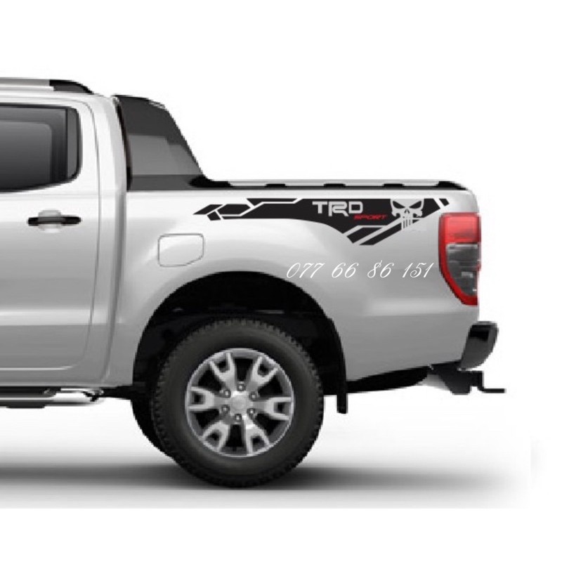 Tem Dán Sườn Xe Ranger, Bán Tải, Hilux, Mazda, Raptor, Colorado,Triton, BT 50