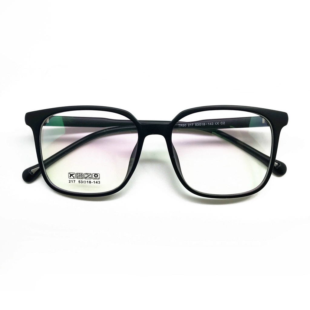 Gọng kính vuông THIENHA OPTICAL  nhựa dẻo,càng mảnh,nhẹ, bền,unisex thoải mái khi đeo kiểu dáng thời trang TH217