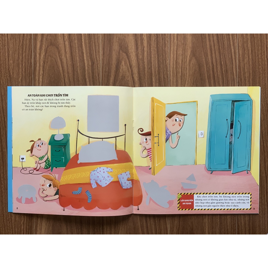 Sách - Sticker Kỹ năng an toàn cho bé - Dành cho trẻ 2-5 tuổi (Lẻ tùy chọn) gần 500 sticker