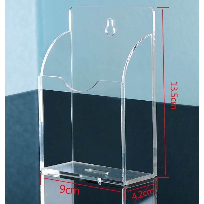 Hộp mica treo tường đựng điện thoại, remote tivi, máy lạnh, quạt