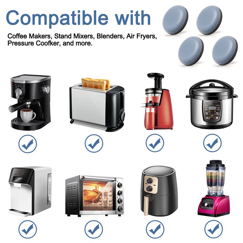 Set 12 Thanh Trượt Tự Dính Tương Thích Với Hầu Hết Các Máy Pha Cà Phê / Nồi Chiên Không Dầu