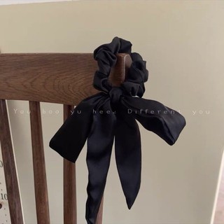 dây buộc tóc nơ lụa vintage