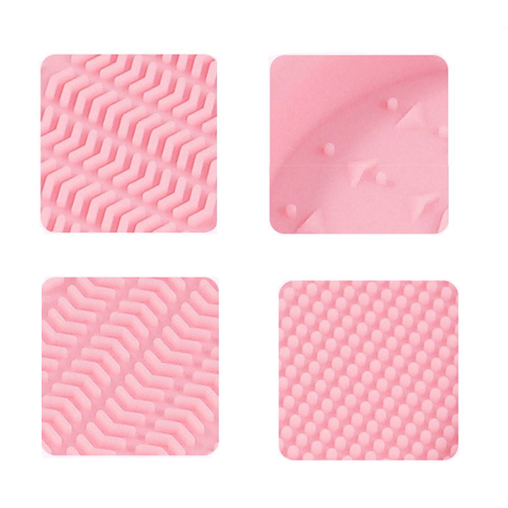 [Hàng mới về] Tấm silicon vệ sinh cọ trang điểm có thể gấp gọn tiện dụng