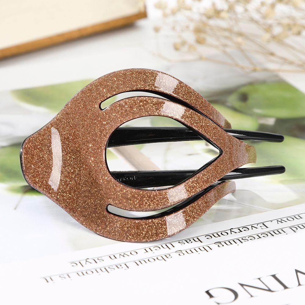 Kẹp Tóc Càng Cua Họa Tiết Trái Tim / Hình Học Rỗng Dễ Thương Ngọt Ngào Thời Trang Mùa Hè WMES15H