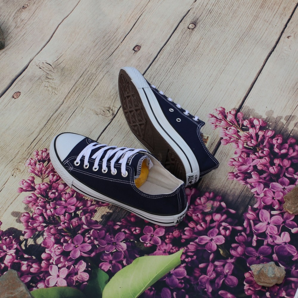 Giày CVS Xanh Đậm Nam Cổ Thấp (tặng kèm 3 đôi tất) | BigBuy360 - bigbuy360.vn