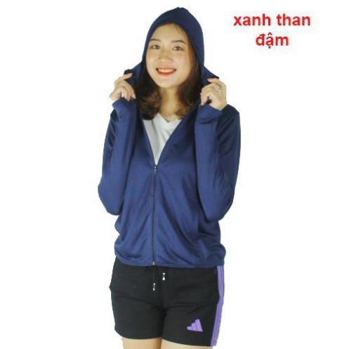 Áo Chống Nắng Nữ, Chất Cotton thoáng mát, 6 Màu Lựa Chọn, Thấm Mồ Hôi, Dày Dặn