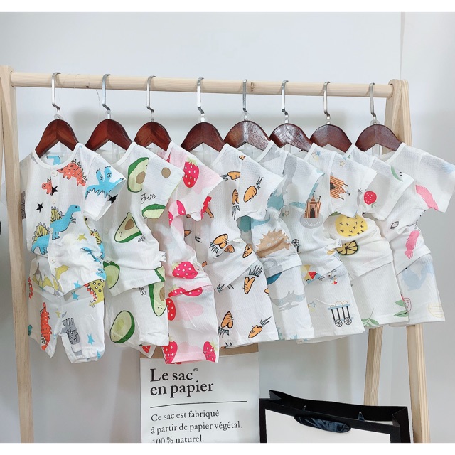 Bộ cotton giay