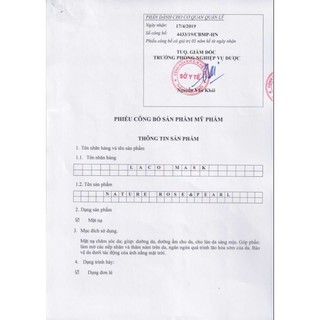 MẶT NẠ THẠCH DỪA TƯƠI LACO