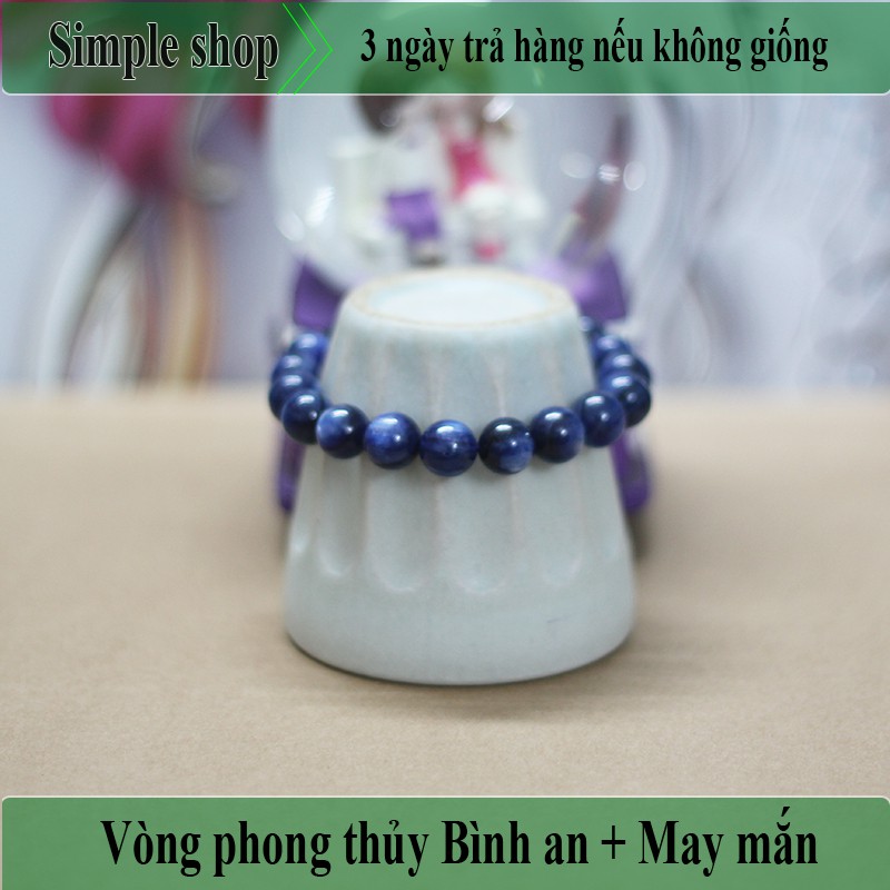 Vòng tay phong thủy ĐÁ_KYANITE năng lượng cuồn cuộn hợp THỦY và quý hiếm