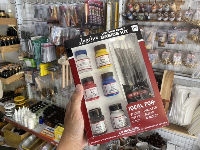 Angelus Mỹ | Bộ màu Angelus chuyên vẽ trên đồ da thật 11 món từ Mỹ
