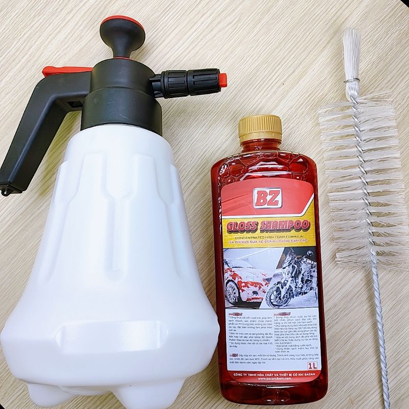 Bộ Combo Dụng Cụ Rửa Xe Ôtô Xe Máy Tại Nhà