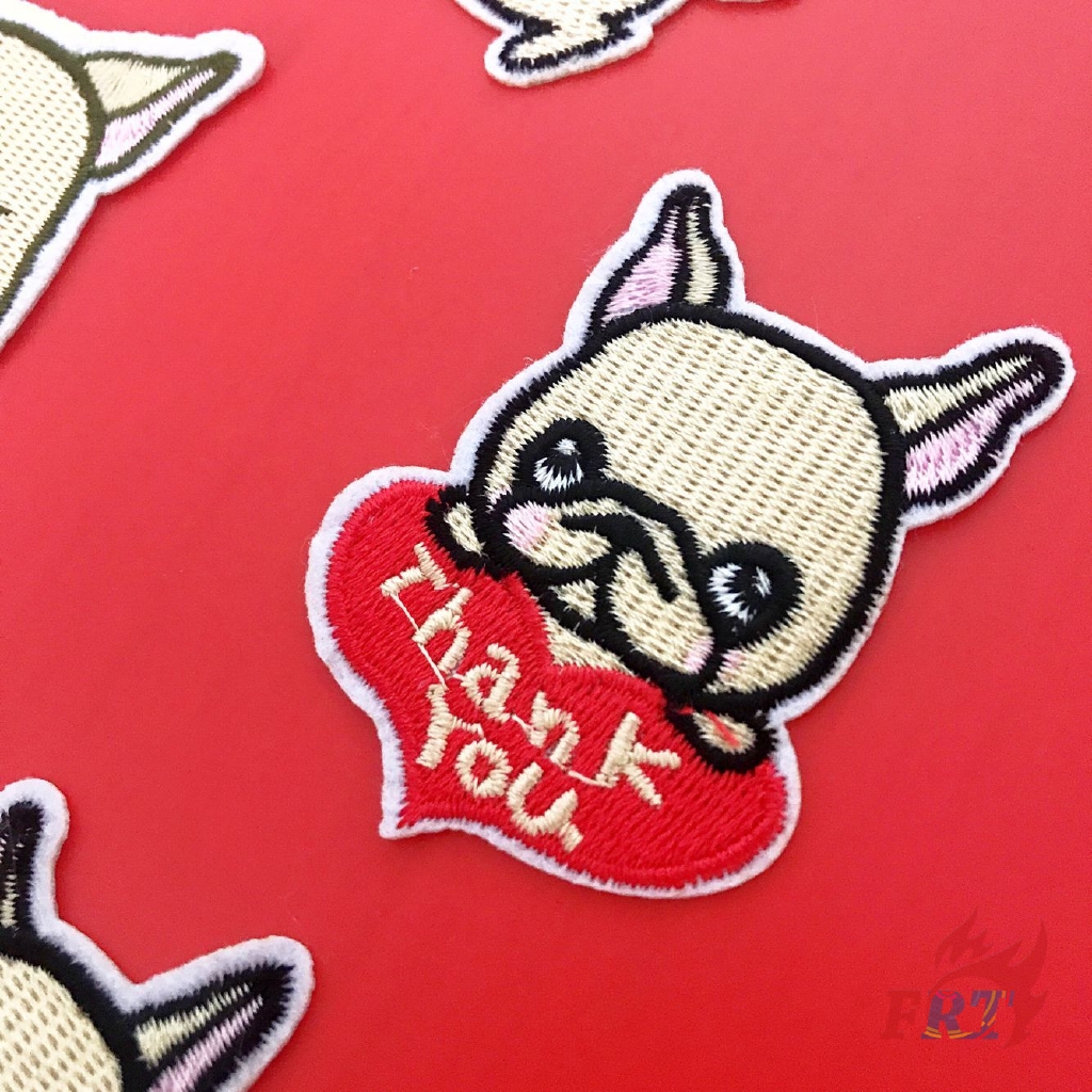 Miếng dán ủi họa tiết chú cún Pull trang trí trang phục dễ thương