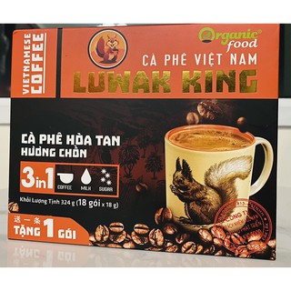 Cà phê hòa tan 3in1 - Luwak King