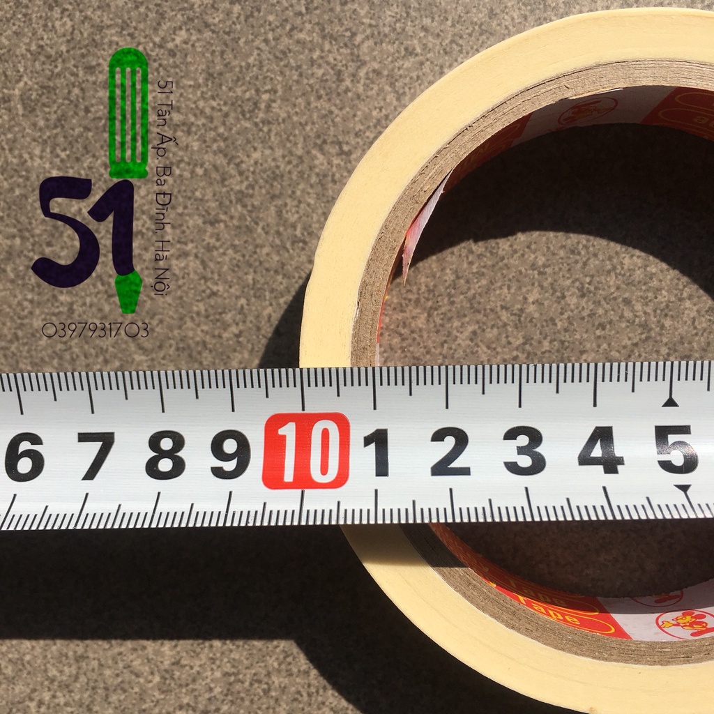 Băng dính giấy bản to - nhỏ