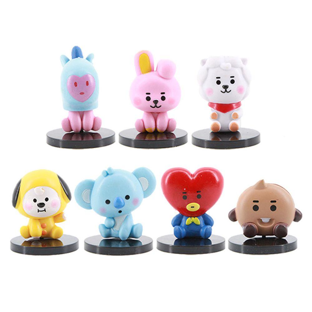 Bộ 7 Búp Bê BTS21 Mini Dễ Thương