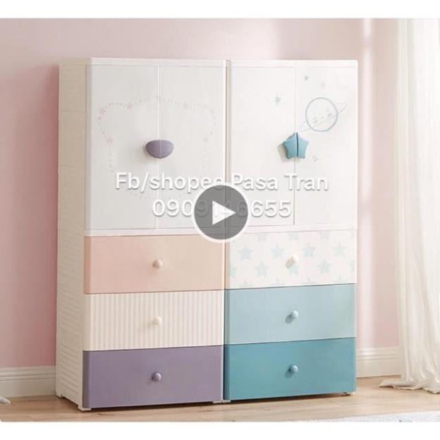 Tủ nhựa KUB 4 tầng HCM