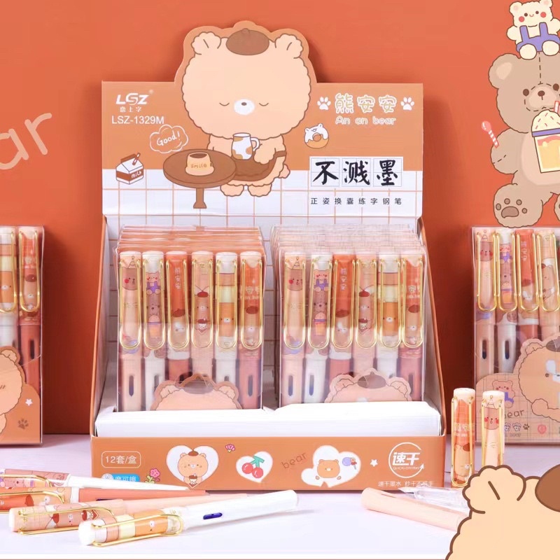 Bút mực ,bút máy học sinh vỏ hoạt hình