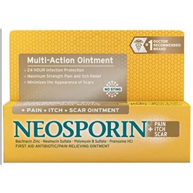 Thuốc mỡ kháng sinh Neosporin Pian intch scar ointment 14g