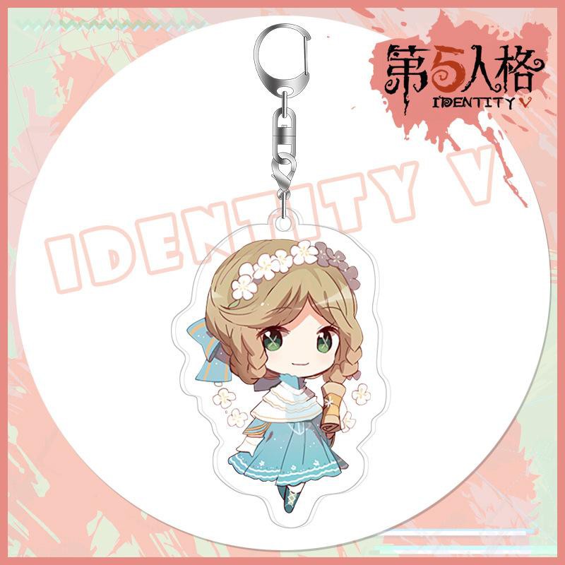 (Mica trong acrylic M2) Móc khóa Identity V Nhân cách thứ năm in hình anime chibi