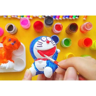 BỘ TÔ TƯỢNG 10 HÌNH TẶNG MẦU, CHỔI  [  cơn bão giảm giá ]