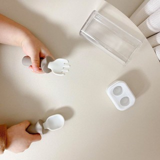 SET THÌA DĨA SILICON BLUEMAMA CHO BÉ