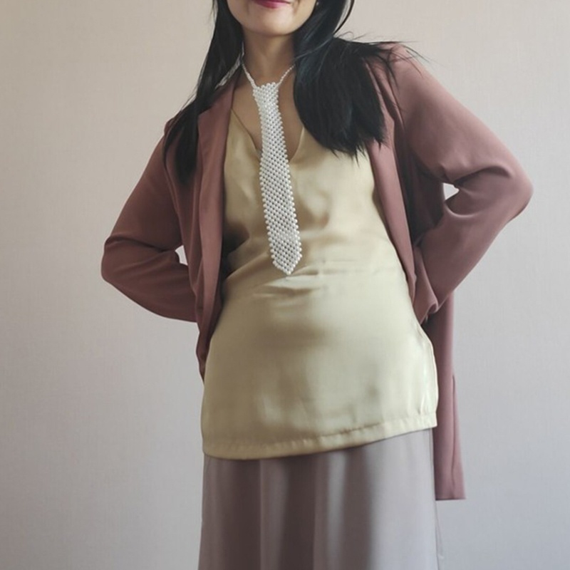 Vòng Cổ Đính Hạt Ngọc Trai Giả Thời Trang Dành Cho Nữ