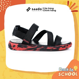 [CHÍNH HÃNG] SANDAL SAADO | CL09 – Red Warrior – Màu Đen Đỏ Camo Rằn Ri | Giày Sandal Nam Nữ Thương Hiệu Mỹ