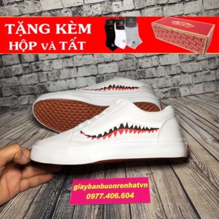 Giầy old skool cá mập nam nữ
