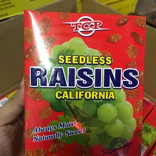NHO KHÔ HỘP RAISINS (xanh) loại 200gr