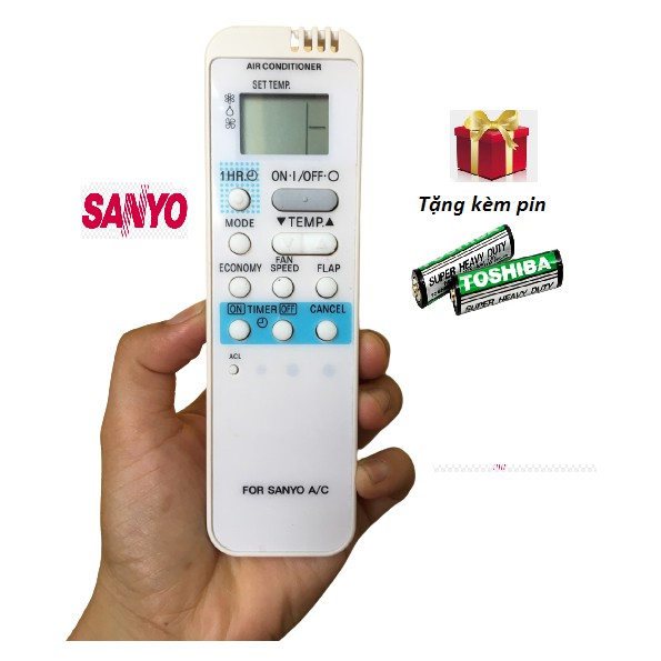 Remote điều khiển điều hòa Sanyo hàng mới 100%