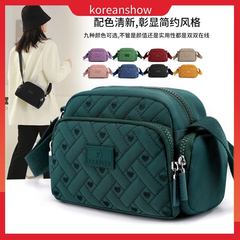 Túi Đeo Chéo Nylon Chống Nước Thời Trang Hàn Quốc Dành Cho Nữ Đẹp Túi Xách Nữ
