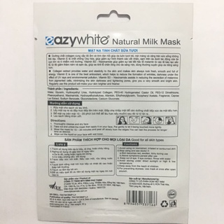 +Combo 10 mặt nạ eazywhite sữa trắng da