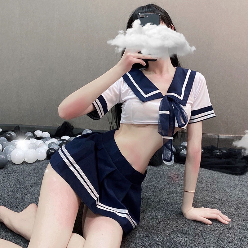 Set Đồ Cosplay Nội Y Nữ Sinh Nhật Bản Nóng Bỏng - Đồ Lót Cosplay Học Sinh Quyến Rũ
