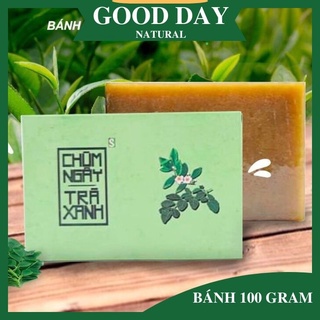 Xà bông sinh dược chùm ngây trà xanh - Xà phòng Handmade Natural Organic Soap 100g