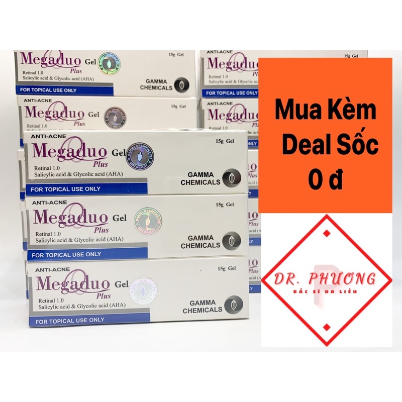 Megaduo Plus gel mụn trứng cá - công thức cải tiến mới 15g