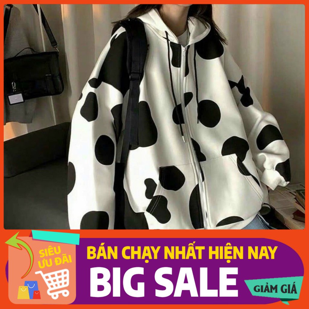 Áo Khoác Nỉ Bò Sữa Form Rộng - Áo hoodie Nam Nữ