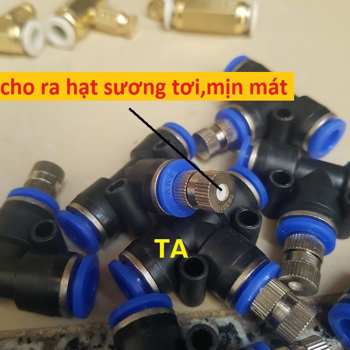 10 Béc phun sương inox số 1-2-3-5-6-7-8 TÙY CHỌN