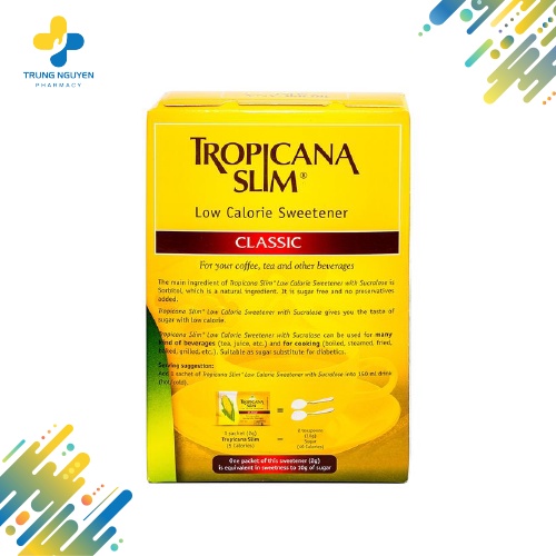 Đường bắp ăn kiêng TROPICANA SLIM CLASSIC (50 gói)