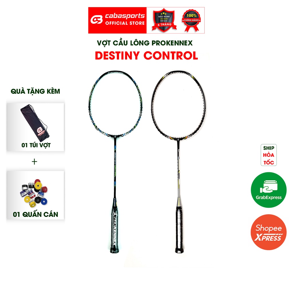 Vợt cầu lông ProKennex DESTINY CONTROL chính hãng cao cấp carbon điều khiển cầu siêu tốt
